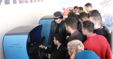 الداخلية تستقبل طلاب الجامعات للتعريف بجهود الوزارة فى شتى المجالات.. صور