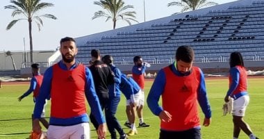 شاهد.. المران الصباحى للطلائع فى معسكر برج العرب قبل مواجهة إنبى