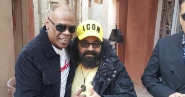 ريكو وأبو الليف من داخل لوكيشن تصوير مسلسل "ولاد امبابة" .. صور