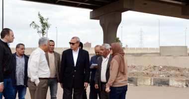 البدء في إنشاء مواقف حضارية على الطريق الدائري في قليوب