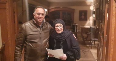 حسنى صالح يعود إلى دهشور بعد تصوير مشاهد من "بنت القبايل" بشبرامنت