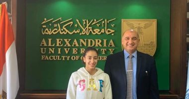 طالبة فى تجارة جامعة الإسكندرية تحصل على المركز الأول فى بطولة الناشئين بالجزائر
