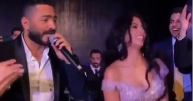  روبي فى وصلة رقص على غناء تامر حسنى بحفل زفاف ابنة مدحت شلبى.. فيديو
