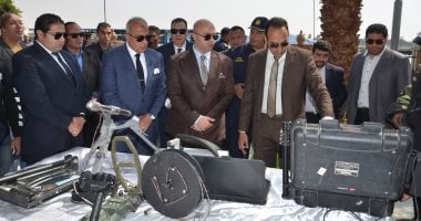 صور .. محافظ بنى سويف يشهد فعاليات احتفال اليوم العالمى للحماية المدنية 