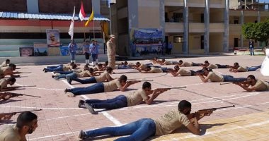 طلبة مدرسة الشهيد عمرو شكرى الثانوية بالعريش ينظمون يوم عروض رياضية.. صور