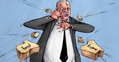 كاريكاتير صحيفة إماراتية.. سوريا وليبيا تدمران أردوغان