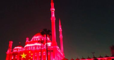 مصر تضىء واجهات قلعة صلاح الدين ومعابد الكرنك وفيلة بعلم الصين