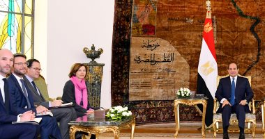 السيسي يستقبل وزيرة الجيوش الفرنسية ويؤكد التعاون الوثيق بين البلدين عسكريا