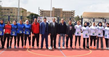 اطلاق أسبوع رياضى بمشاركة طلاب جامعة الإسكندرية للتوعية بأضرار المخدرات