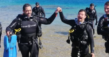 تكريم بطل الغوص محمد كرم من متحدى متلازمة داون تحت رعاية وزارة الرياضة
