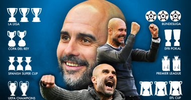 لقب كل 22 مباراة.. جوارديولا يواصل صناعة التاريخ بعد حصد كأس الرابطة