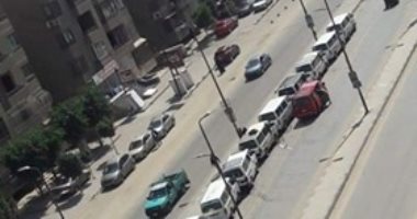 شكوى من موقف سيارات سرفيس عشوائى فى شارع متولى الشعراوى بمدينة نصر 