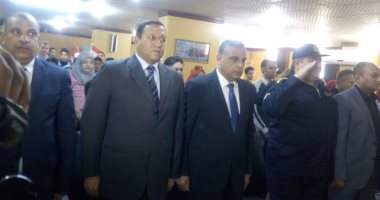 محافظ سوهاج ومدير الأمن يشاركان فى الاحتفال باليوم العالمى للحماية المدنية