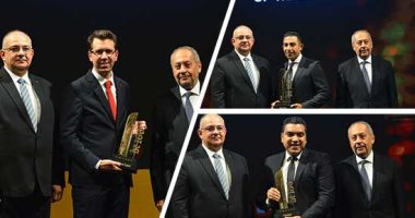 bt100 تكرم قيادات قطاع الاتصالات المصرى.. 6 شركات تضم اورنج مصر و المصرية للاتصالات واتصالات مصر.. وسامسونج وفودافون مصر.. وتاليس صاحبة أول قمر صناعى مصرى "طيبة 1"