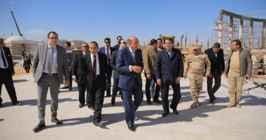 صور.. وفد من مستشارى مجلس الدولة يزور العاصمة الإدارية بحضور وزير الإسكان
