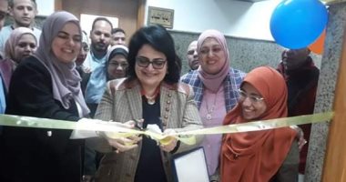 نائب رئيس جامعة المنوفية تفتتح معرض للملابس الخيرية