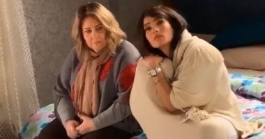 صور.. زينة ودلال عبد العزيز فى الشيخ زايد مع "جمع سالم"