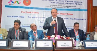 رئيس جامعة طنطا يفتتح المؤتمر الثانى لجمعية أصدقاء مرضى الأورام.. صور