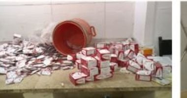 ضبط مليون عبوة مكملات غذائية غير صالحة في القليوبية.. صور