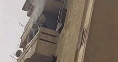 إصابة زوجين في حريق شقة بالعاشر من رمضان
