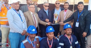 مياه الأقصر تحصد المركز الثالث فى مسابقة تنمية السلامة والصحة المهنية