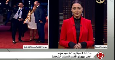 السيناريست سيد فؤاد: مهرجان الأقصر للسينما مستمر وحفل الافتتاح كان موفقا