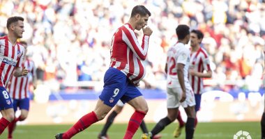 ملخص وأهداف مباراة أتلتيكو مدريد ضد اشبيلية 2-2 في الدوري الإسباني