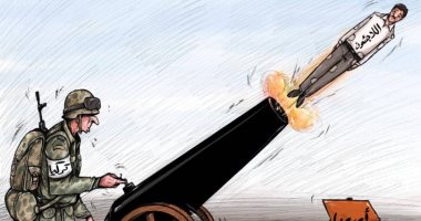 كاريكاتير صحيفة إماراتية.. أردوغان يتاجر بقضايا اللاجئين