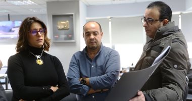 الإعلامية دينا سالم تزور اليوم السابع للتعاون فى تبادل المحتوى الصحفى