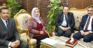 محافظ المنوفية يلتقى رئيس الهيئة العامة للأبنية التعليمية