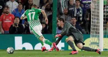 بيتيس يهز شباك ريال مدريد بالهدف الثانى فى الدقيقة 37.. فيديو