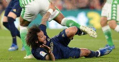 ريال مدريد فى ورطة بسبب إصابة كورتوا ومارسيلو أمام بيتيس