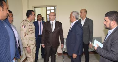 محافظ بنى سويف يتفقد أعمال التجهيزات النهائية بقسم التجنيد والتعبئة بشرق النيل