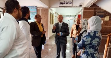 وكيل صحة الشرقية يتابع استعدادات معمل الزقازيق لفحص pcr