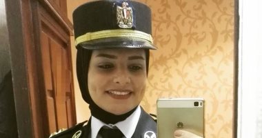 برة الملعب.. منى الحافظ لاعبة طائرة بدرجة ضابط: بحب صلاح ولو اتعاكست هستخدم القانون