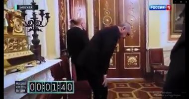 بوتين يهين أردوغان ومعاونيه ويحبسهم فى قاعة قاهرة العثمانيين..فيديو وصور