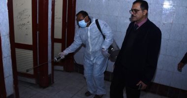 محافظ مطروح: تطهير وتعقيم المنشآت الحكومية والمدارس لمواجهة كورونا