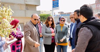 محافظ دمياط تتابع أعمال تطوير طريق الترعة الشرقاوية