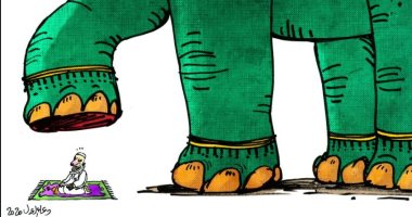 كاريكاتير صحيفة إماراتية يسلط الضوء على اضطهاد مسلمى الهند