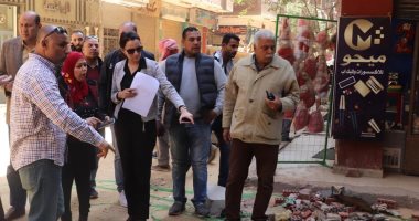 رصف شوارع حى شمال الجيزة ضمن خطة تطوير العشوائيات.. صور