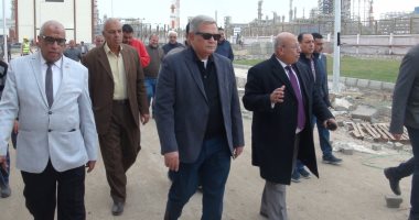 رئيس الشركة القابضة للمياه يتابع اعمال التطوير داخل محطة مياه مسطرد