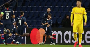 باريس سان جيرمان يقهر دورتموند بثنائية ويتأهل لربع نهائي دورى الابطال