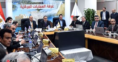 رئيس الوزراء من غرفة عمليات الحكومة: نتابع الطقس السيئ لحظة بلحظة.. ونناشد المواطنين الابتعاد عن أعمدة الكهرباء واللافتات وعدم النزول للشوارع.. ويوجه رسالة: "أعذرونا لو اضطرينا لقطع المياه"