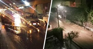 الأمطار شديدة تضرب القليوبية.. والمرور تناشد السائقين الحذر.. والكهرباء والتضامن والصحة توقف الأجازات وتعلن الطوارئ.. واللواء عبد الحميد الهجان ومدير الأمن ورئيس شركة الصرف فى الشارع لمتابعة رفع تراكمات المياه