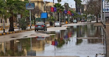 عودة الحركة لشوارع الجيزة بعد هدوء عاصفة التنين فى يومها الثانى
