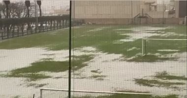 صور .. المقاولون يتحدى الطقس السيء بالتدريبات استعدادا لسموحة