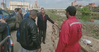 محافظ القليوبية يشكل لجنة فنية لفحص موقع هبوط طريق الرياح التوفيقى ببنها