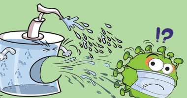 كاريكاتير صحيفة إماراتية.. الإجراءات الاحترازية تقضى على "كورونا"