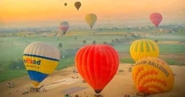 قارئ يشارك صحافة المواطن بصور رحلات البالون الطائر بالأقصر واستقرار المناخ