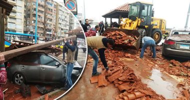 خسائر الإسكندرية من الطقس السيئ.. انهيارات جزئية فى 5 منازل بدون إصابات.. وتأثر 30 بيتا في قرى العامرية بسبب الأمطار الغزيرة.. وتحطم بورجولا كبيرة على كورنيش الإسكندرية.. والتضامن تحصر الخسائر لصرف المساعدات